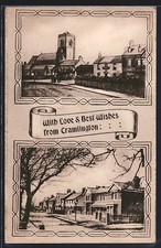 Postcard Cramlington, Panorama