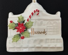 Rare Vintage Model of Harrods Store  Christmas Tree Hanging Ornament