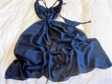 Sheer Chiffon Nightdress Long