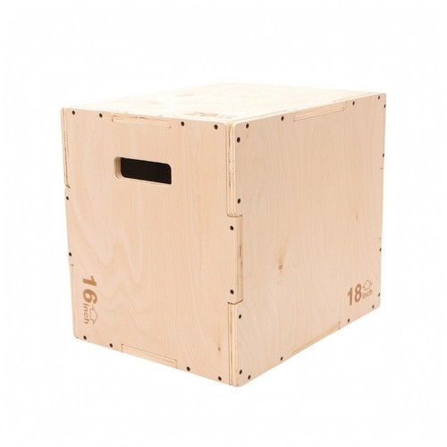 Wooden plyo box - wooden, reinforced