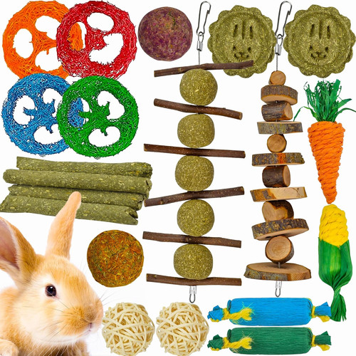 Pack rabbit toys set - 21-pack,