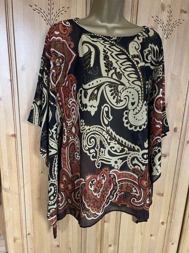 Susan graver top size brown - susan, s