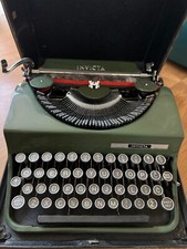 Genuine Vintage 1934 Invicta Typewriter with case