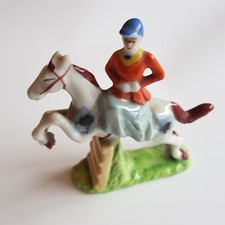 Miniature ceramic horse show