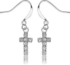 Charm Buddy Girls First Holy Communion Dangly Earrings with Gift Bag