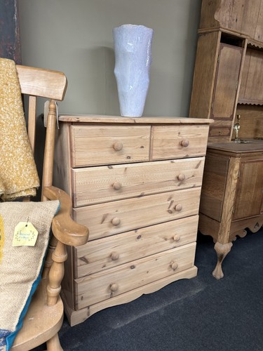 Stripped pine chest - pine, of