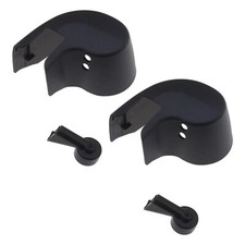 2x Car Rear Wiper Arm Nut Cap & 2x Washer Nozzles for Audi A1 Sportback A3