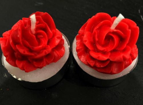 Handmade rose carved - handmade, candles