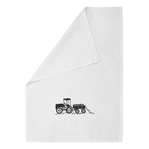 Tractor pulling hay cotton - hay',