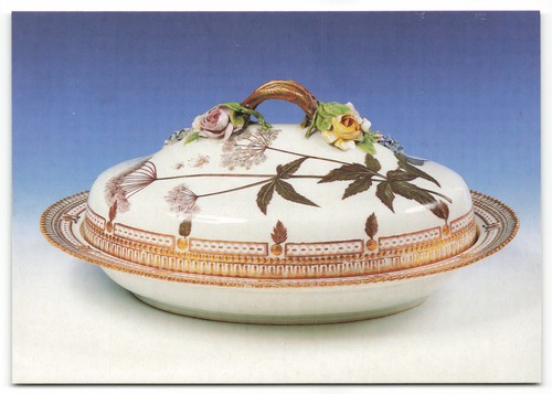 Flora danica porcelain - dish, ca