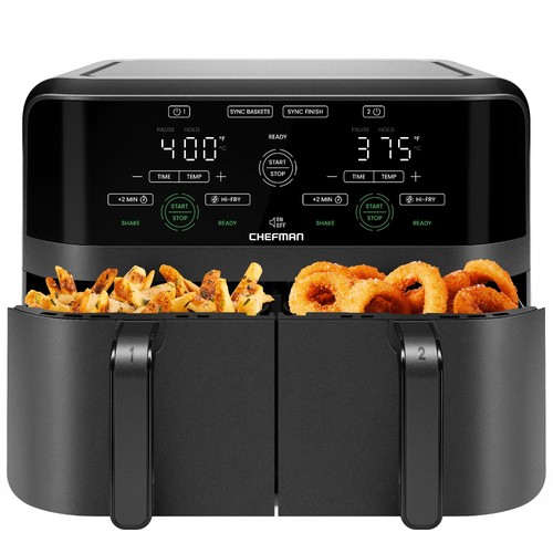Quart dual basket air fryer - quart,