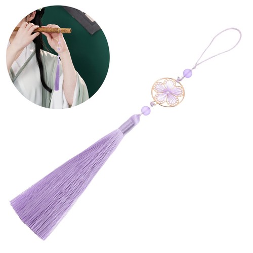 Handmade lavender cloth flute - lavender,
