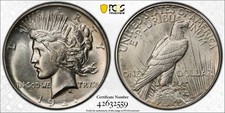 1921 PCGS AU58 High Relief