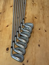 Taylor made Super steel Burner 3-9 Irons Reg. Flex, Good Grips