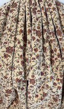 FABULOUS BESPOKE THICK HEAVY QUALITY JACOBEAN TAPESTRY STYLE CURTAINS ( pair 2)
