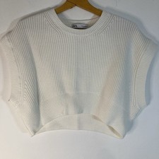 Zara cream knitted sleeveless