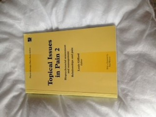 Topical issues pain - in,