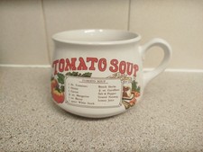 Vintage Recipe Soup Bowl / Mug