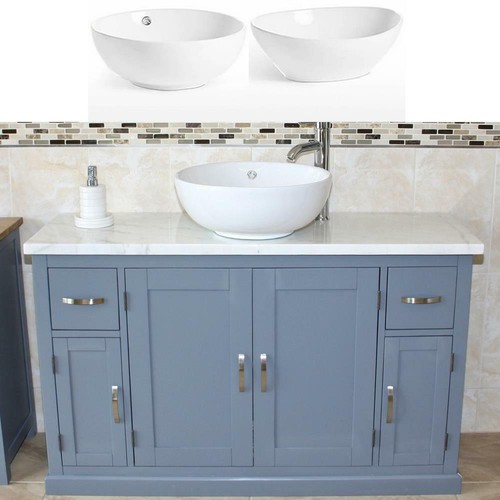 Grey painted bathroom vanity - bathroom,