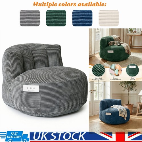 Adults cord bean bag chair - bean,