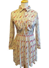 tba - to be adored geometric shirt dress - rare