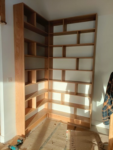 Oak bookcase made your - bookcase,