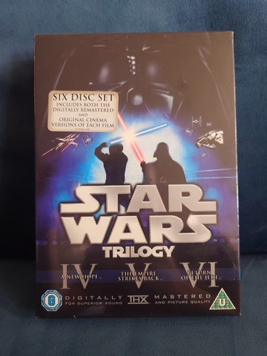 Star wars trilogy dvd disc - dvd, 6-disc