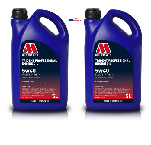 Millers oils trident 5w40 - oils,
