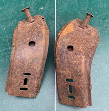 Austin A125 Sheerline Headlamp Support Brackets Left & Right/P100L Lucas