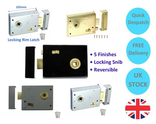 Rim door latch lock - lock, snib