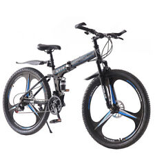 SHIMANO Folding Mountain Bike 26 27.5Inch Wheel 21 Speed Full Suspension Bicycle
