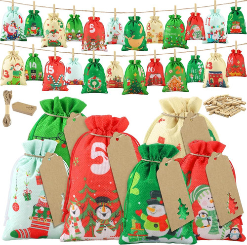 Fabric reusable advent - fabric,