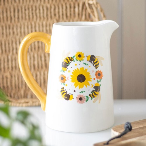 Summer bee and - bee, sunflower