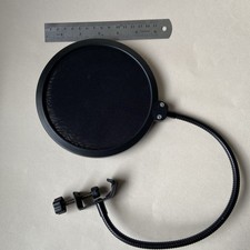 Professional Microphone Pop Filter Shield With Flexible Gooseneck Clip Arm