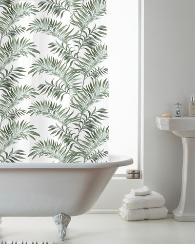 Tropical leaf green - green, shower