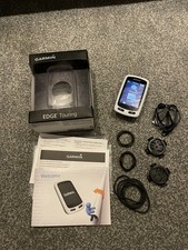 Garmin Edge Touring GPS Maps Navigation Cycling Computer + mounts & instructions