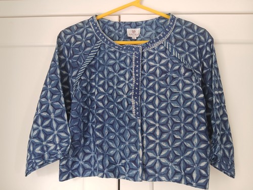 Anokhi cropped cotton - anokhi, silk