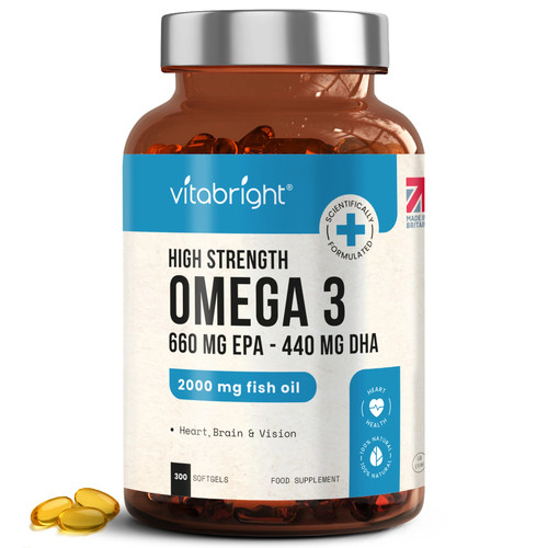 Omega fish oil - 3, 2000mg
