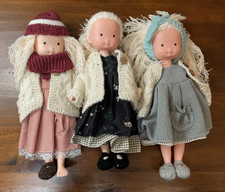 Lot of 3 Dolls with Handmade