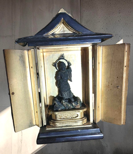 Japanese antique bishamonten - japanese,