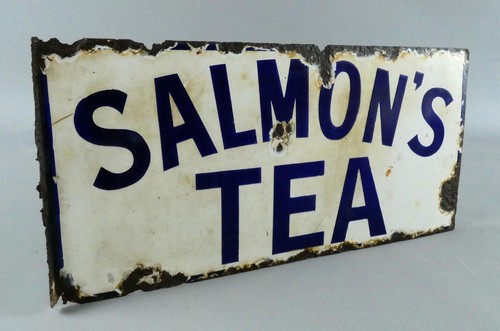Vintage salmon tea - salmon's, double