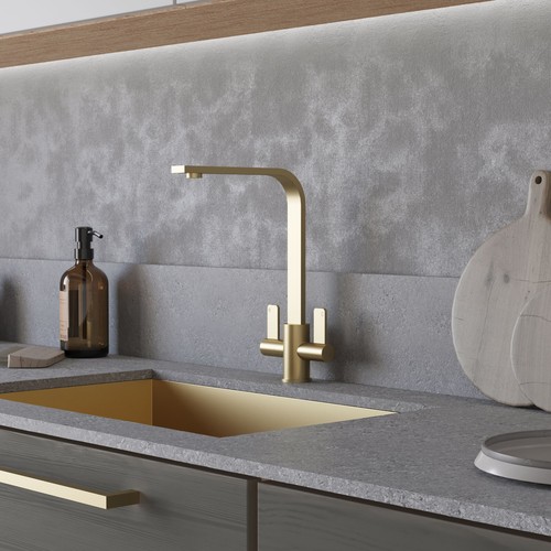Twin lever kitchen - lever,