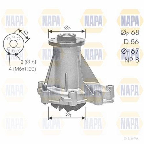 Water pump for mercedes - water,