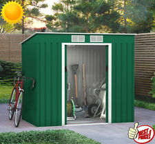 4X6FT Metal Garden Shed Pent