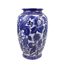 Vintage Large Blue & White