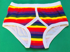 Men’s Y Front Briefs Rainbow