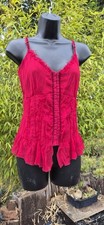 Scarlet crinkle bodice - crinkle, uk14