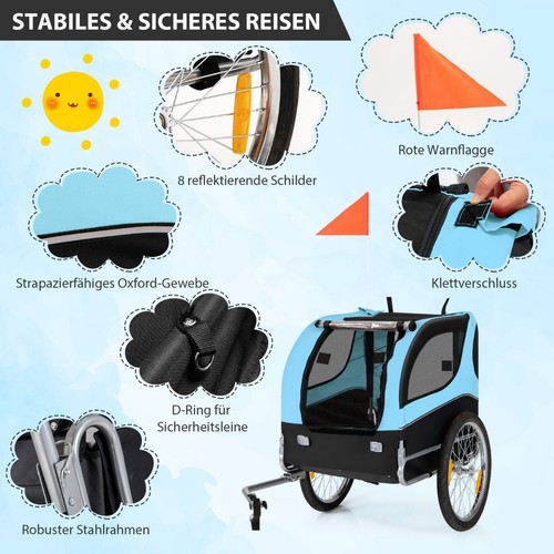 B2x dog bike trailer pet - bike,