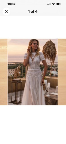 Beautiful boho wedding dress - wedding,