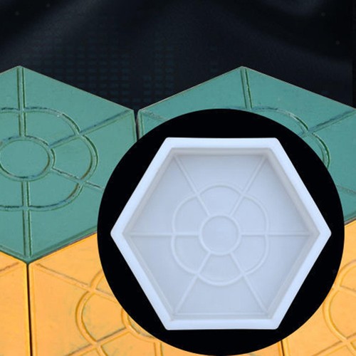Hexagon paving color brick - hexagon,